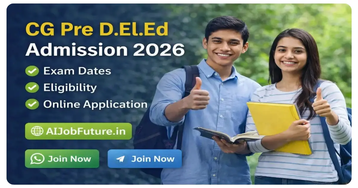 CG Pre D.El.Ed Admission 2026