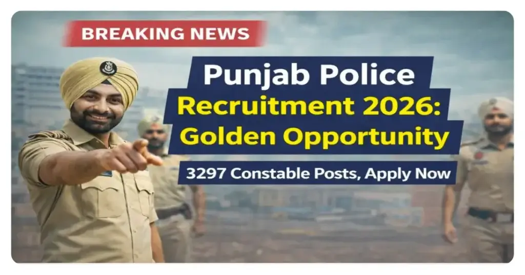 Punjab Police Recruitment 2026