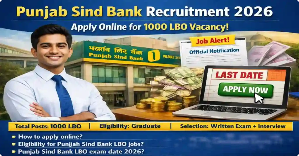 Punjab Sind Bank Recruitment 2026