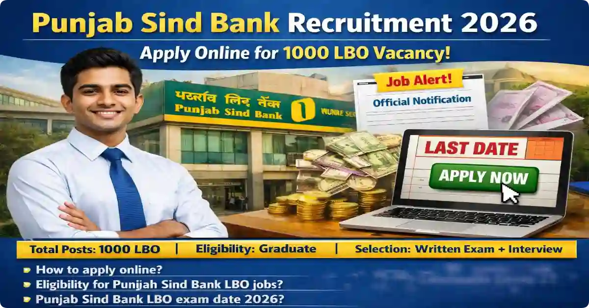 Punjab Sind Bank Recruitment 2026