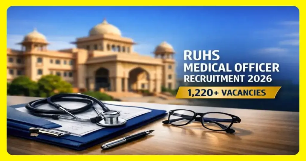 RUHS Medical Officer Recruitment 2026