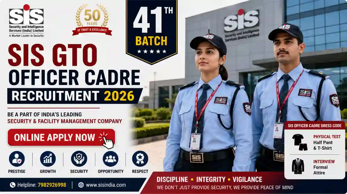 SIS GTO Apply online 2026
