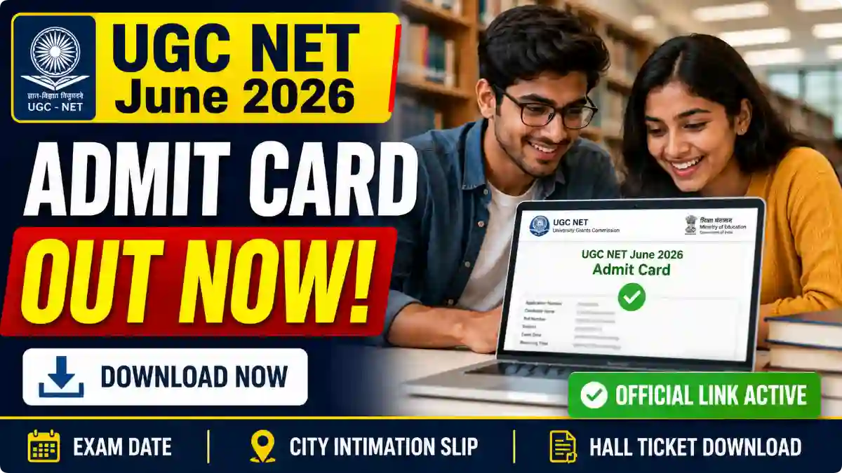 UGC NET June 2026 admit Card