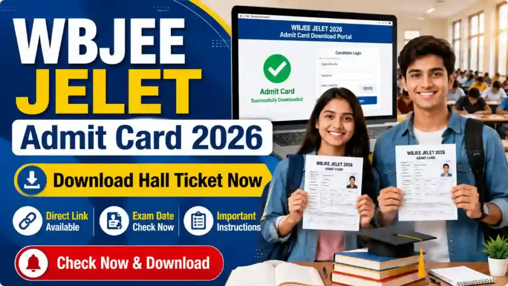 WBJEE JELET Admit Card 2026